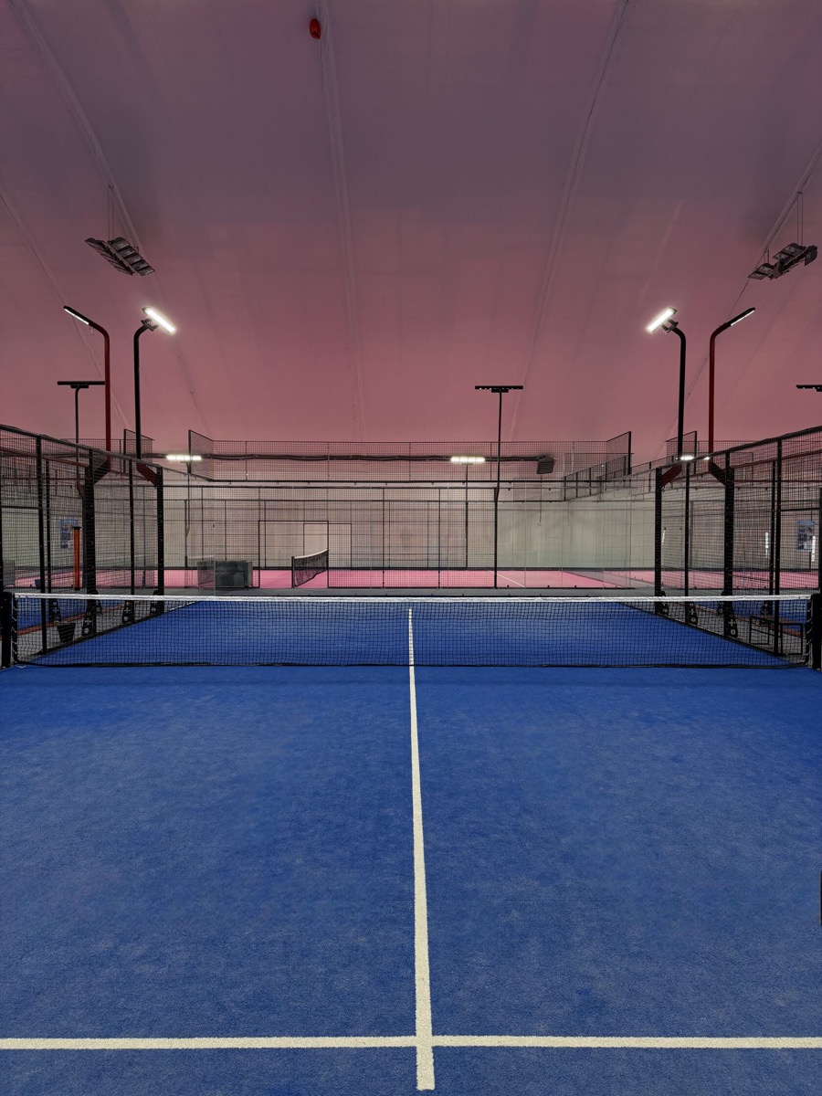 Синий падел-корт PADEL PARK